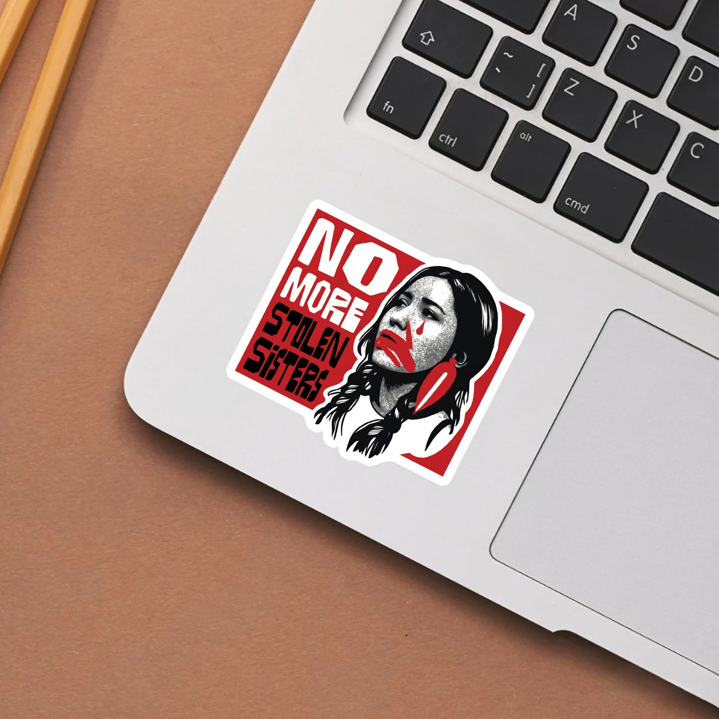 Red Hand and Voices - No More Stolen Sisters Decal