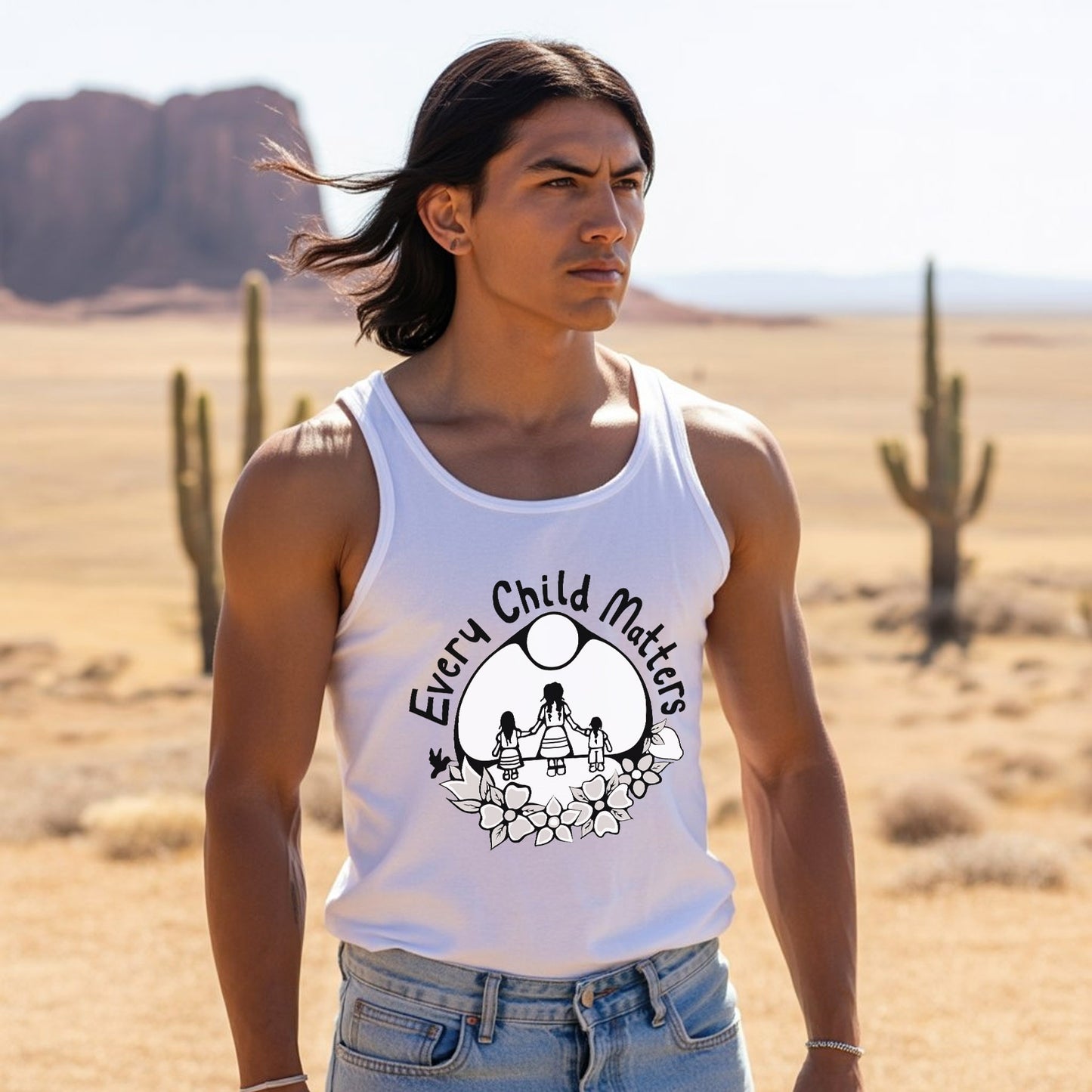 Every Child Matters Native Children For Orange Shirt Day Unisex Tank Top