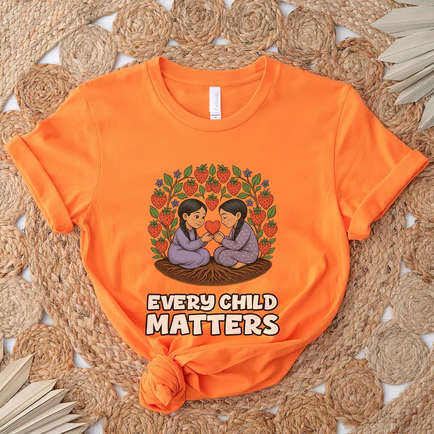 Every Child Matters - Strawberry Sisters Orange Shirt Day Unisex T-Shirt/Hoodie/Sweatshirt