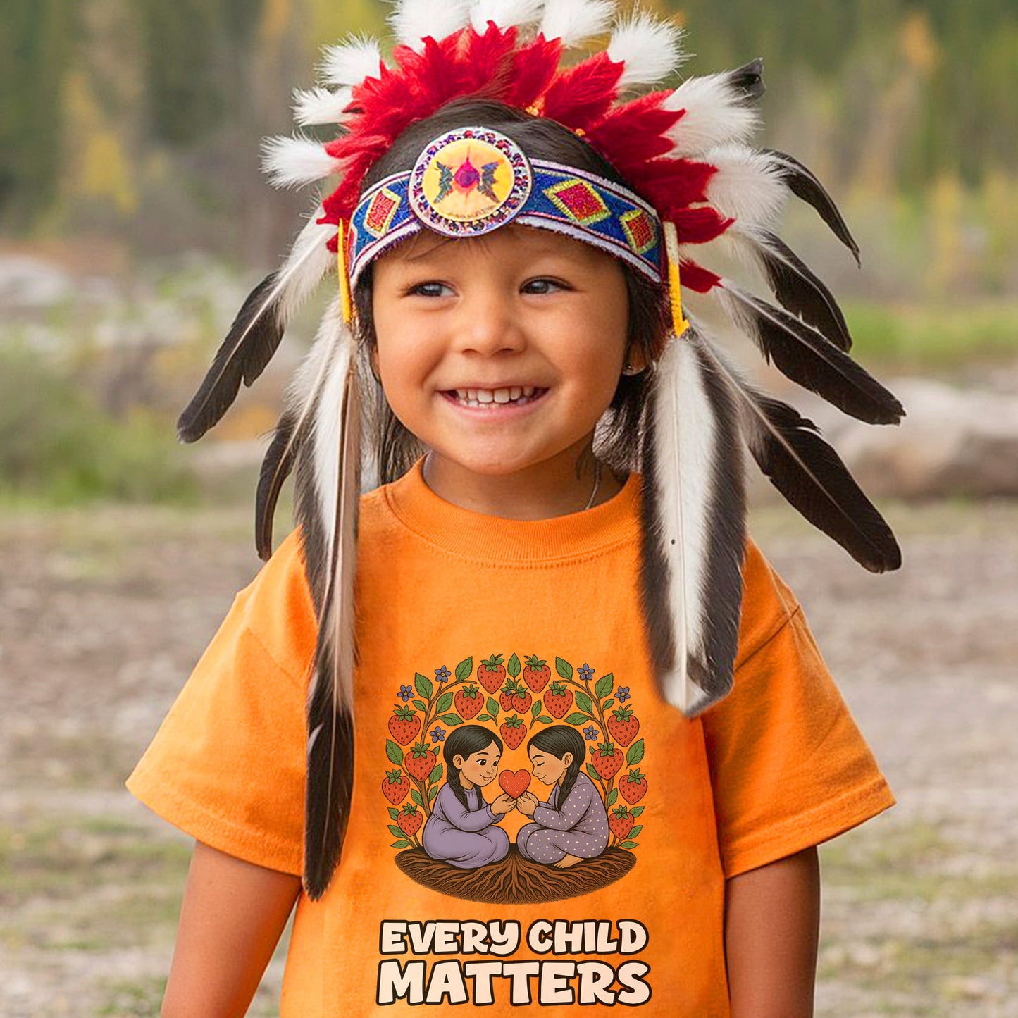 Every Child Matters - Strawberry Sisters Orange Shirt Day Unisex T-Shirt/Hoodie/Sweatshirt