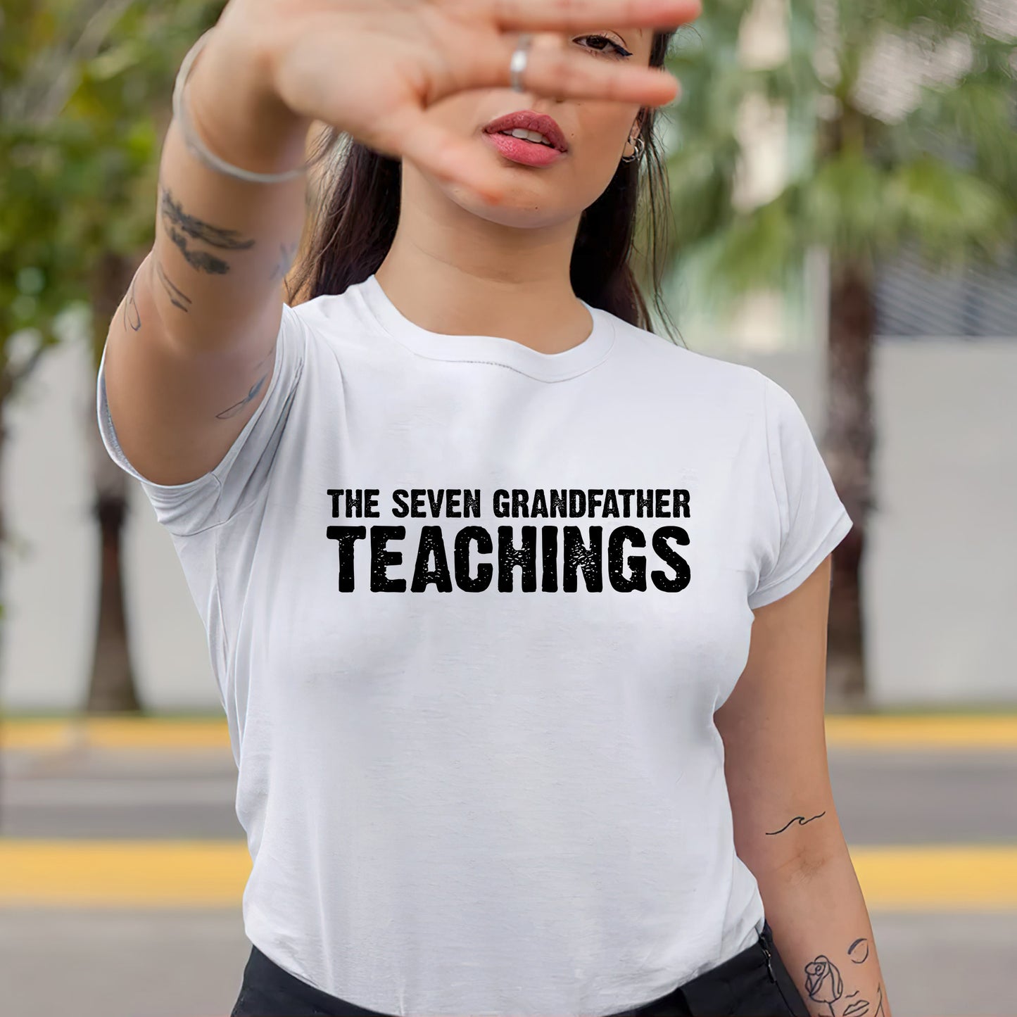The Seven Grandfather Teachings Unisex T-Shirt/T-Shirt V-Neck/Hoodie/Sweatshirt