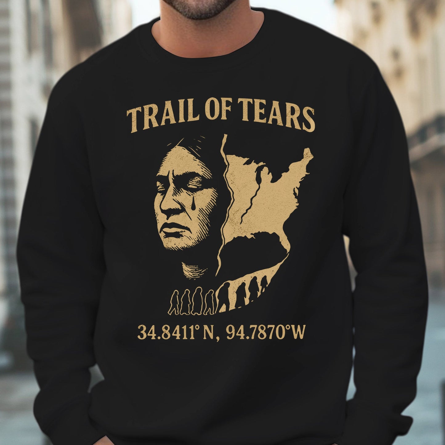 Trail of Tears Memorial - Indigenous History Graphic Unisex T-shirt/Hoodie/Sweatshirt