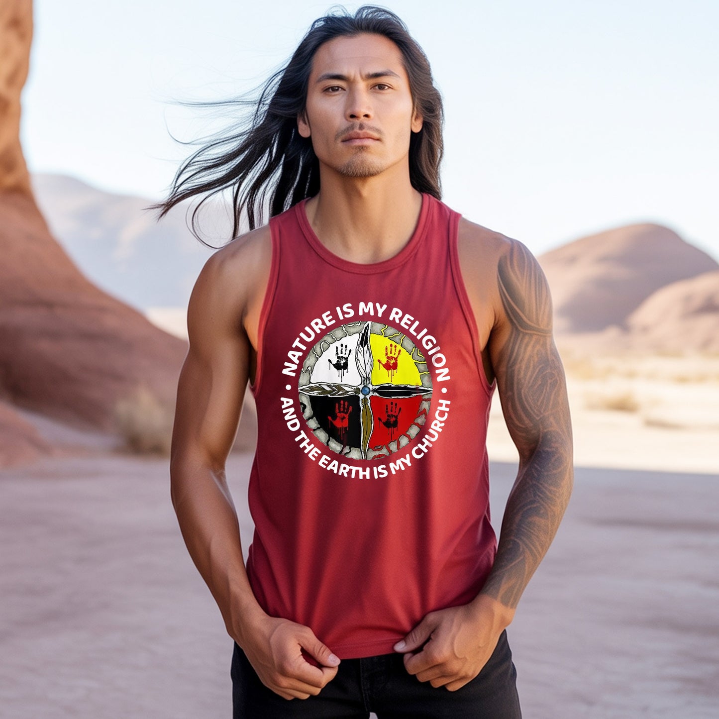 Nature Is My Religion - The Earth Is My Church Unisex Tank Top