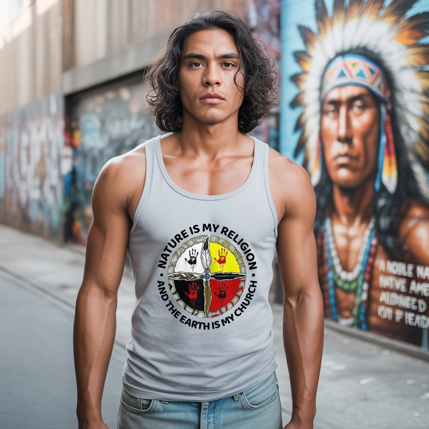Nature Is My Religion - The Earth Is My Church Unisex Tank Top