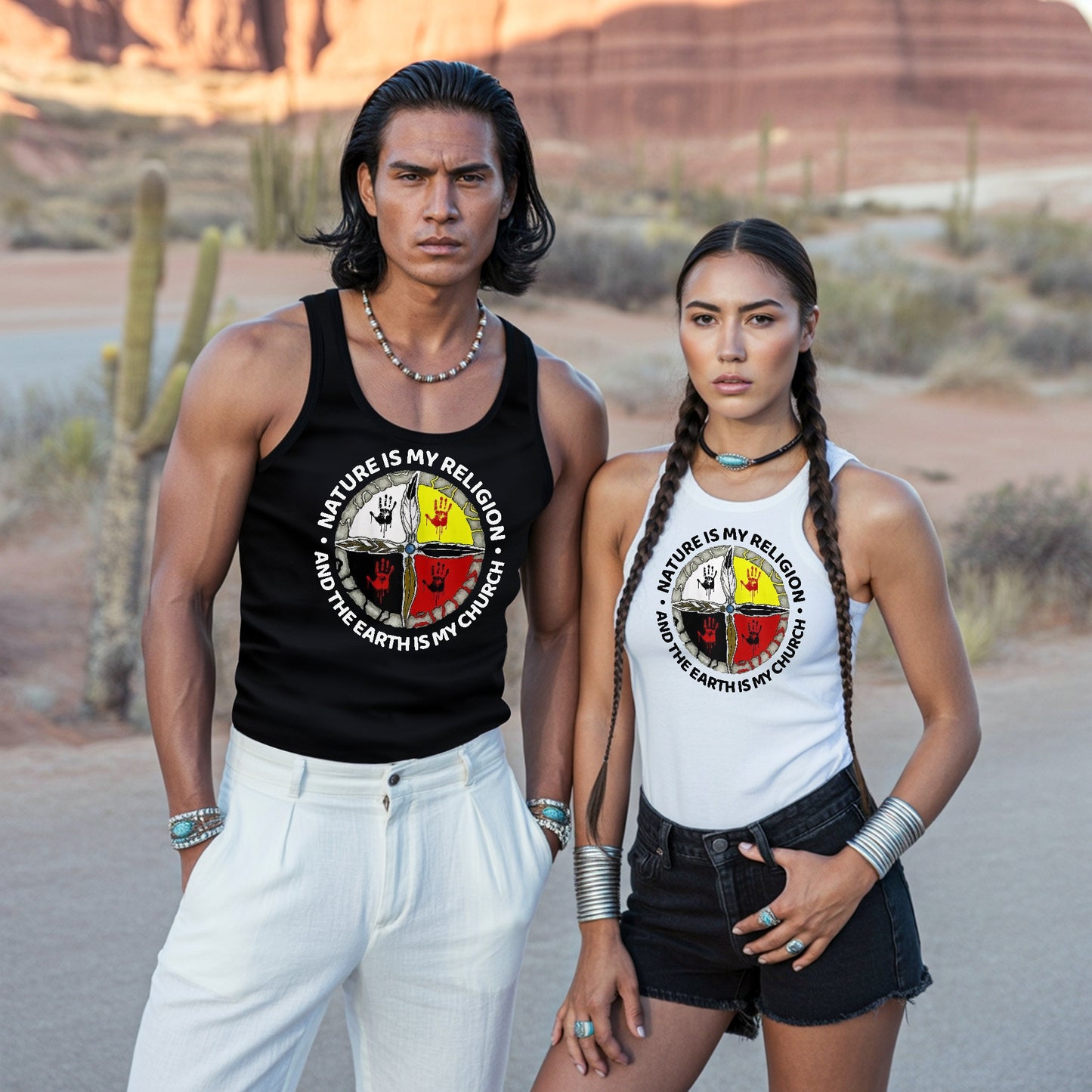 Nature Is My Religion - The Earth Is My Church Unisex Tank Top