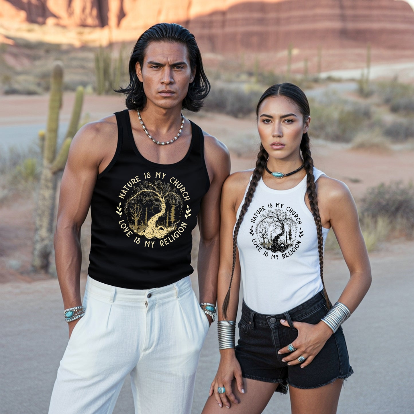 Nature Is My Church - Love Is My Religion Unisex Tank Top
