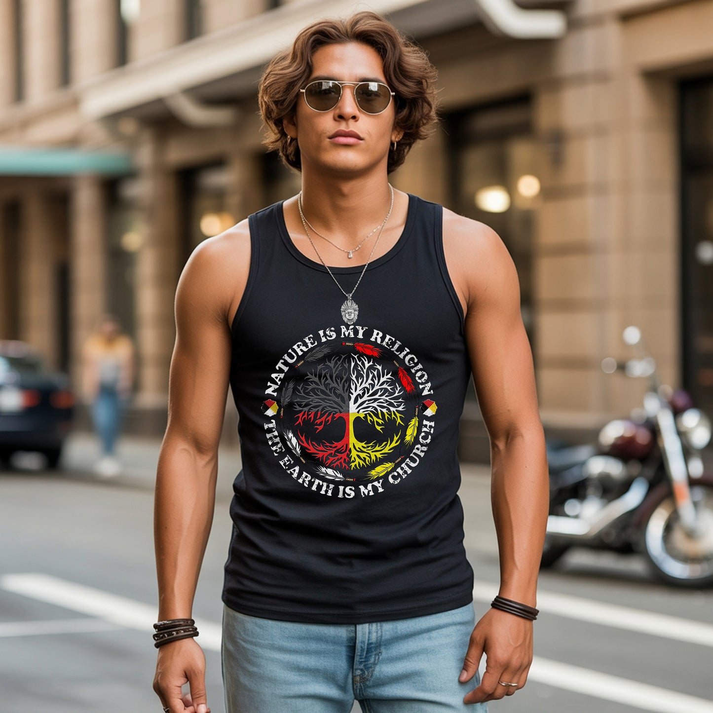 Nature Is My Religion - The Earth Is My Church Unisex Tank Top