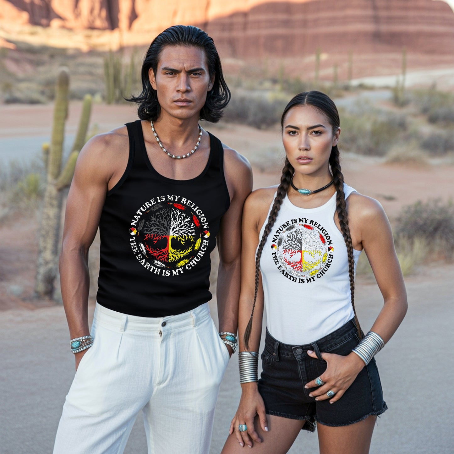 Nature Is My Religion - The Earth Is My Church Unisex Tank Top