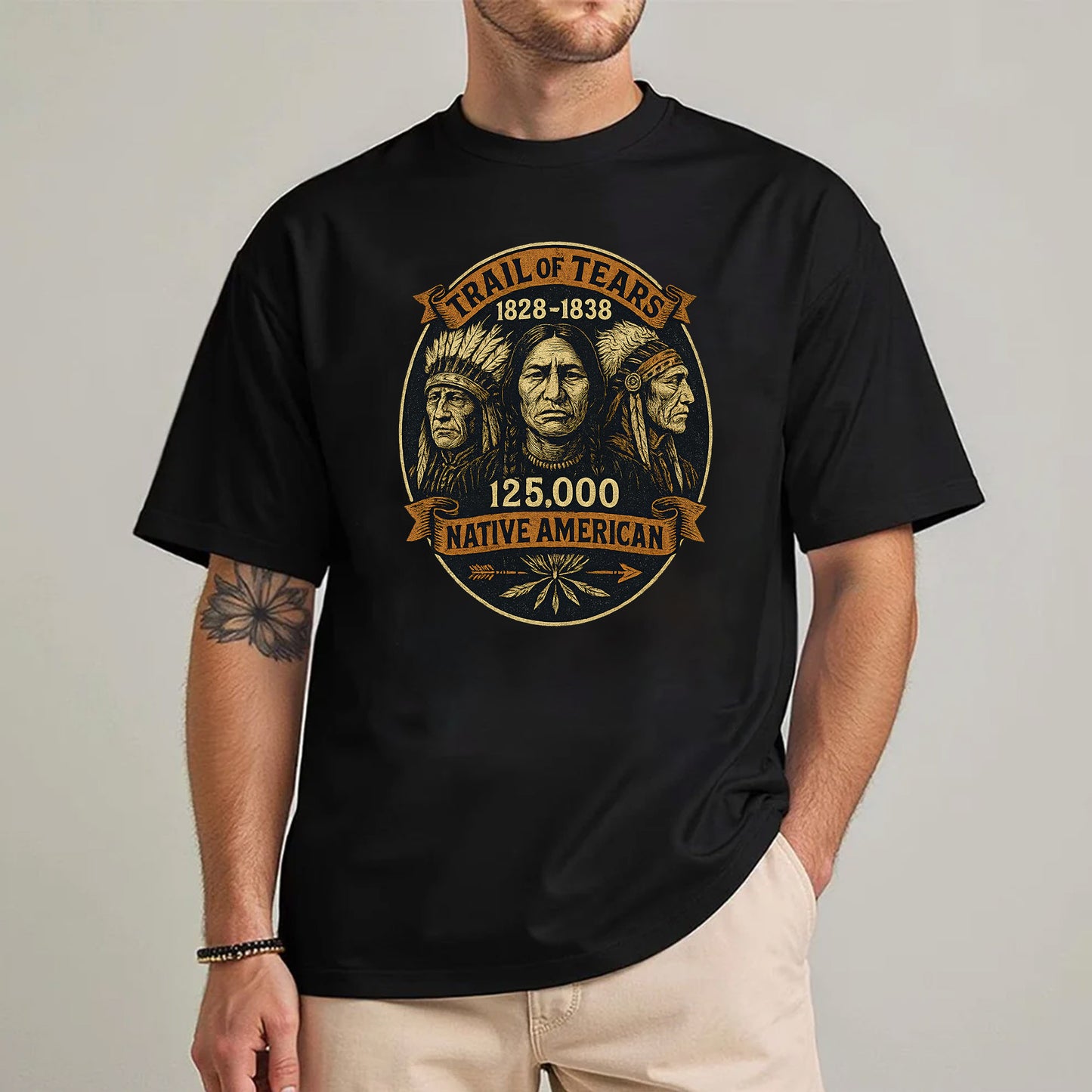 Trail of Tears 1828-1838 Memorial Native American Tribute Unisex T-Shirt/Hoodie/Sweatshirt