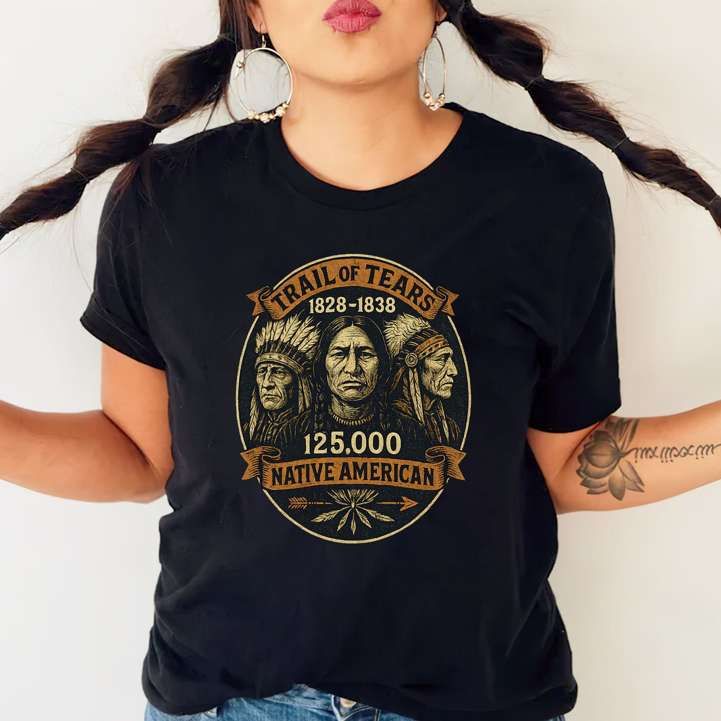 Trail of Tears 1828-1838 Memorial Native American Tribute Unisex T-Shirt/Hoodie/Sweatshirt