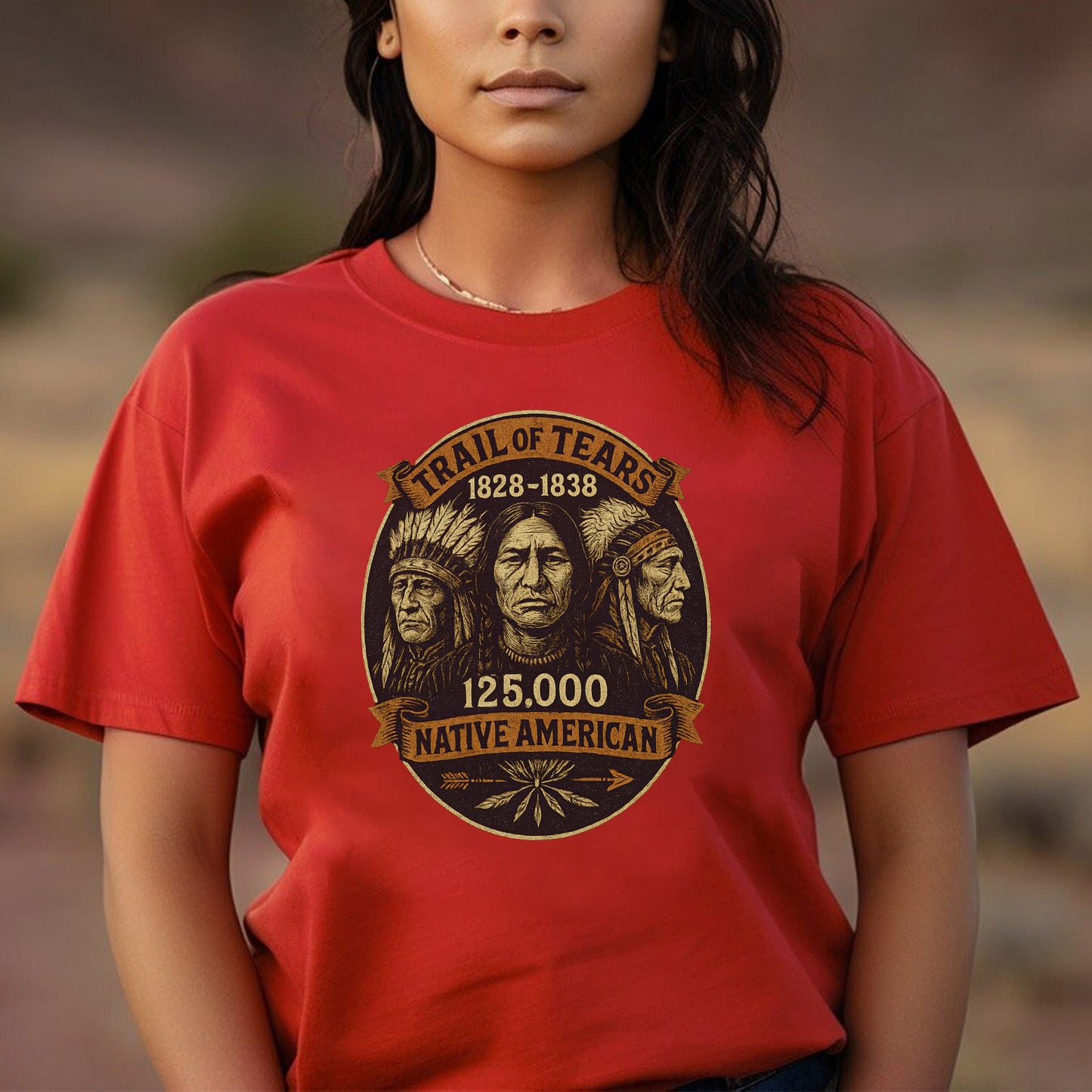 Trail of Tears 1828-1838 Memorial Native American Tribute Unisex T-Shirt/Hoodie/Sweatshirt