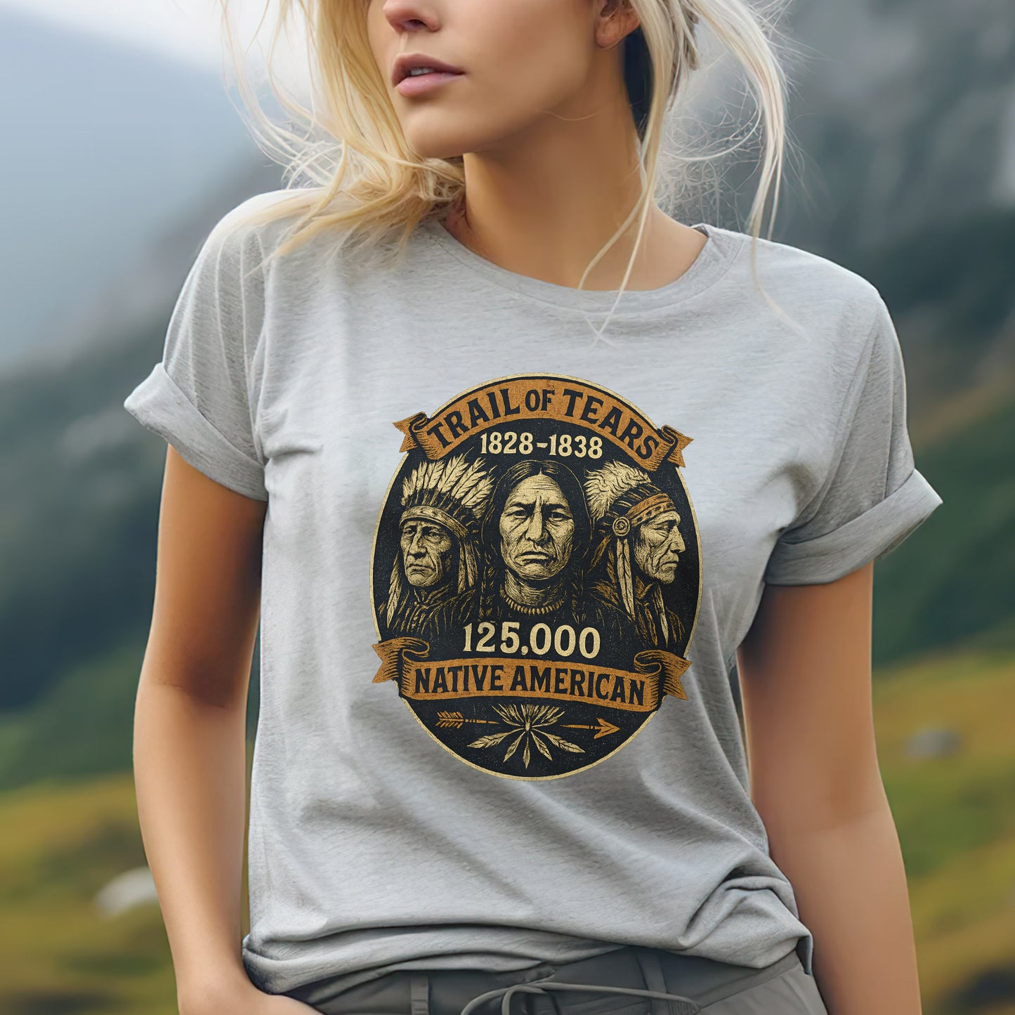 Trail of Tears 1828-1838 Memorial Native American Tribute Unisex T-Shirt/Hoodie/Sweatshirt