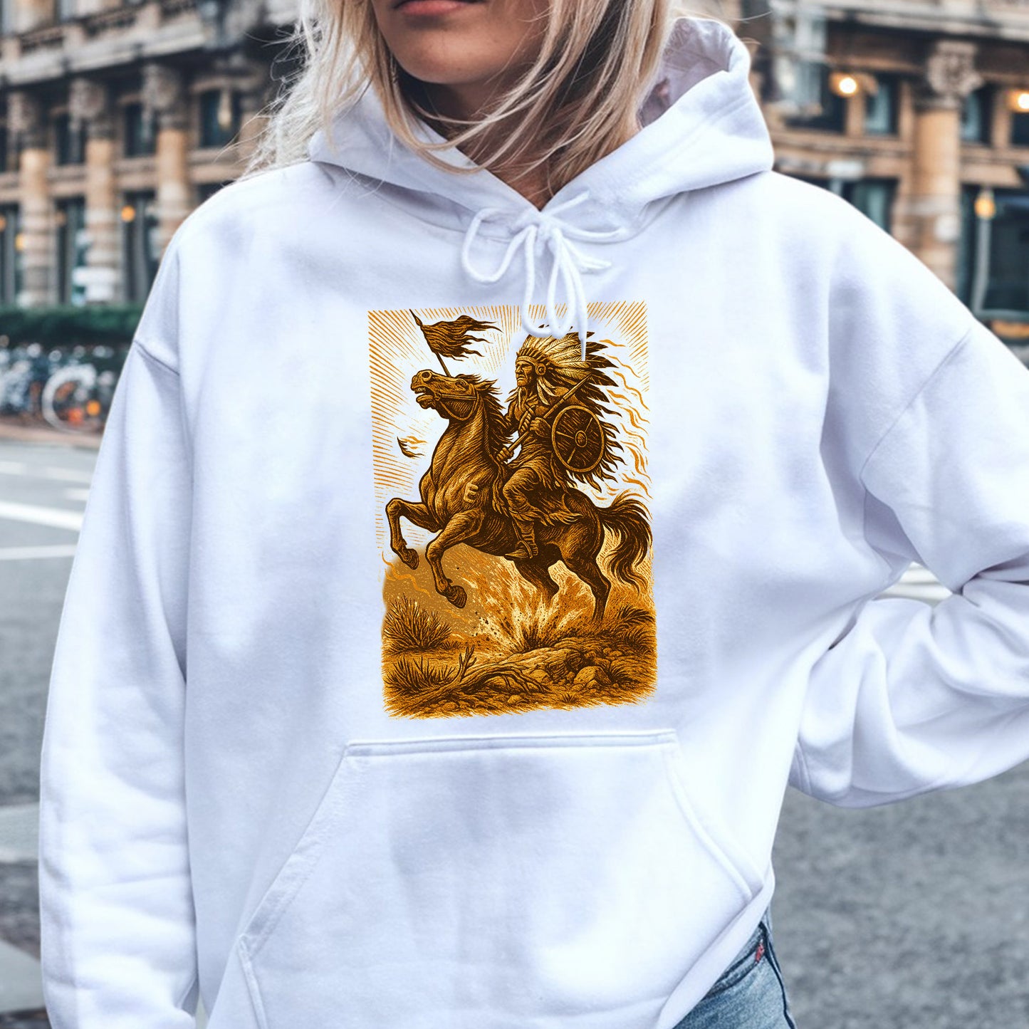 Trail of Tears Inspired Warrior Art Unisex T-Shirt/Hoodie/Sweatshirt