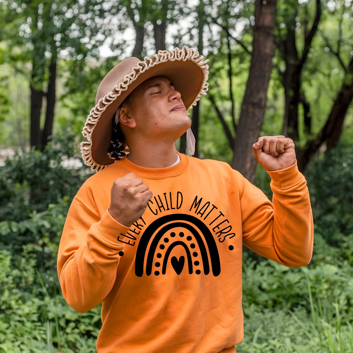 Every Child Matters Minimal Rainbow For Orange Shirt Day Unisex T-Shirt/Hoodie/Sweatshirt