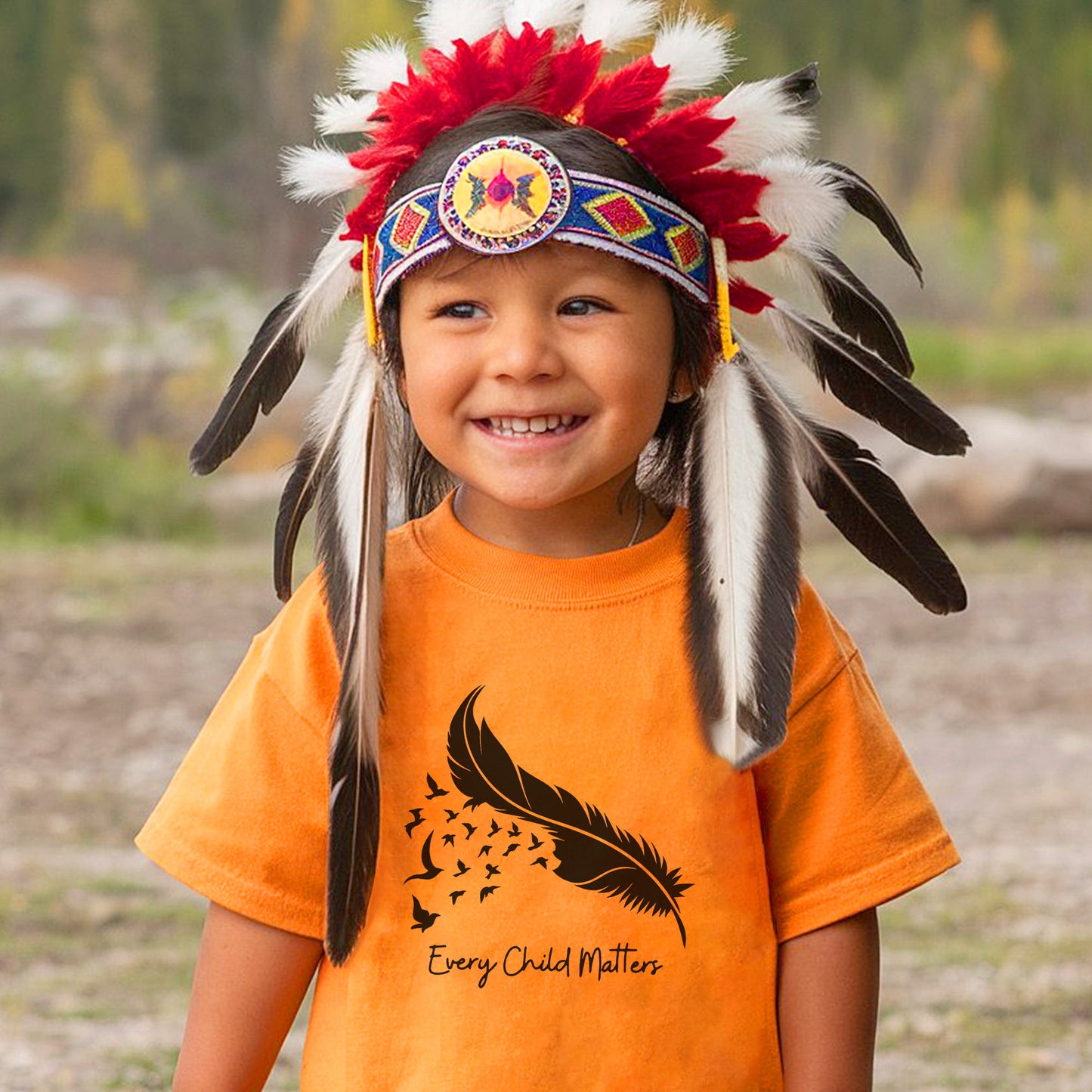 Every Child Matters Feather Flying Birds Design For Orange Shirt Day Unisex T-Shirt/Hoodie/Sweatshirt