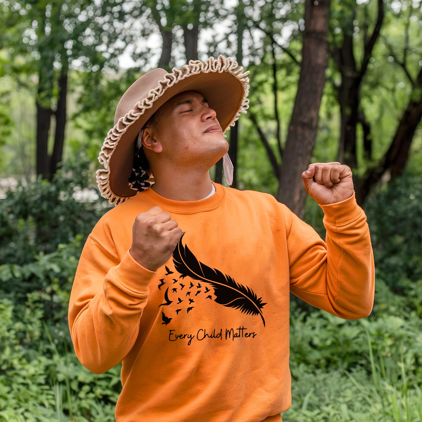 Every Child Matters Feather Flying Birds Design For Orange Shirt Day Unisex T-Shirt/Hoodie/Sweatshirt