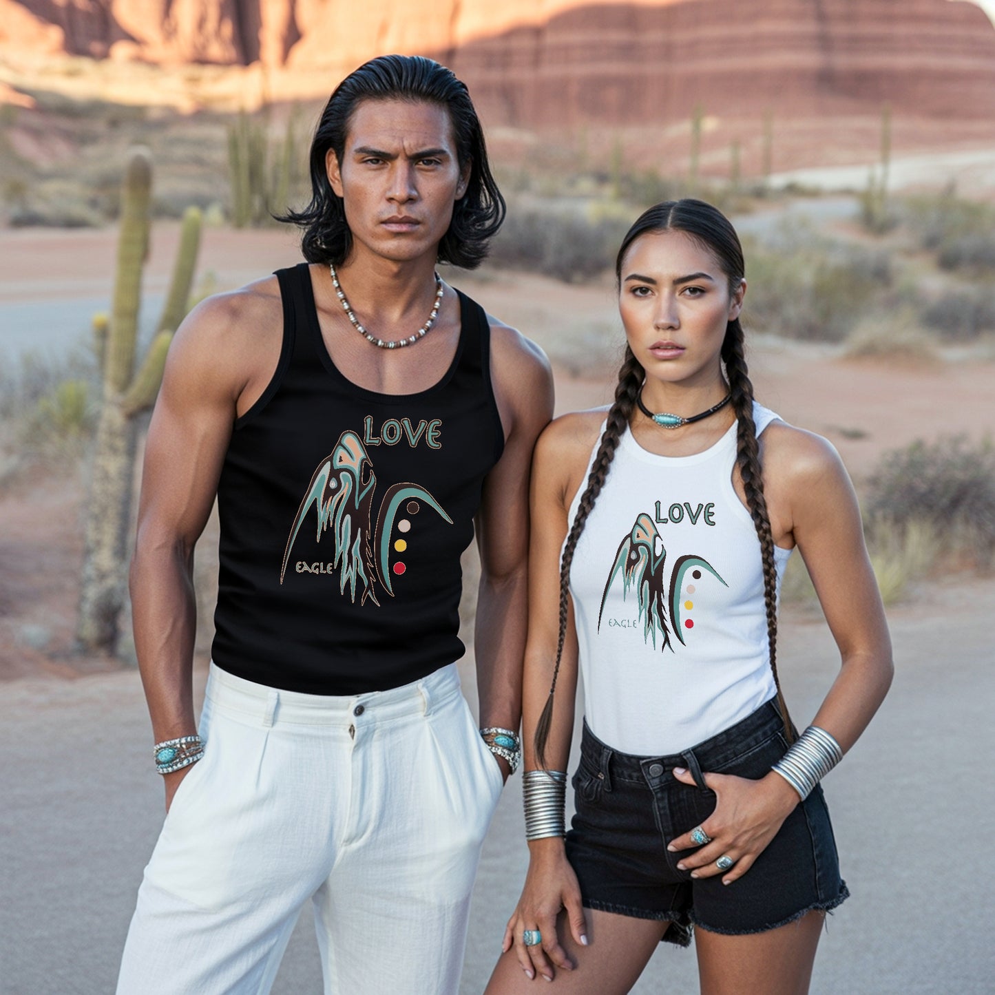 The Seven Sacred Laws - Love Native American Unisex Tank Top