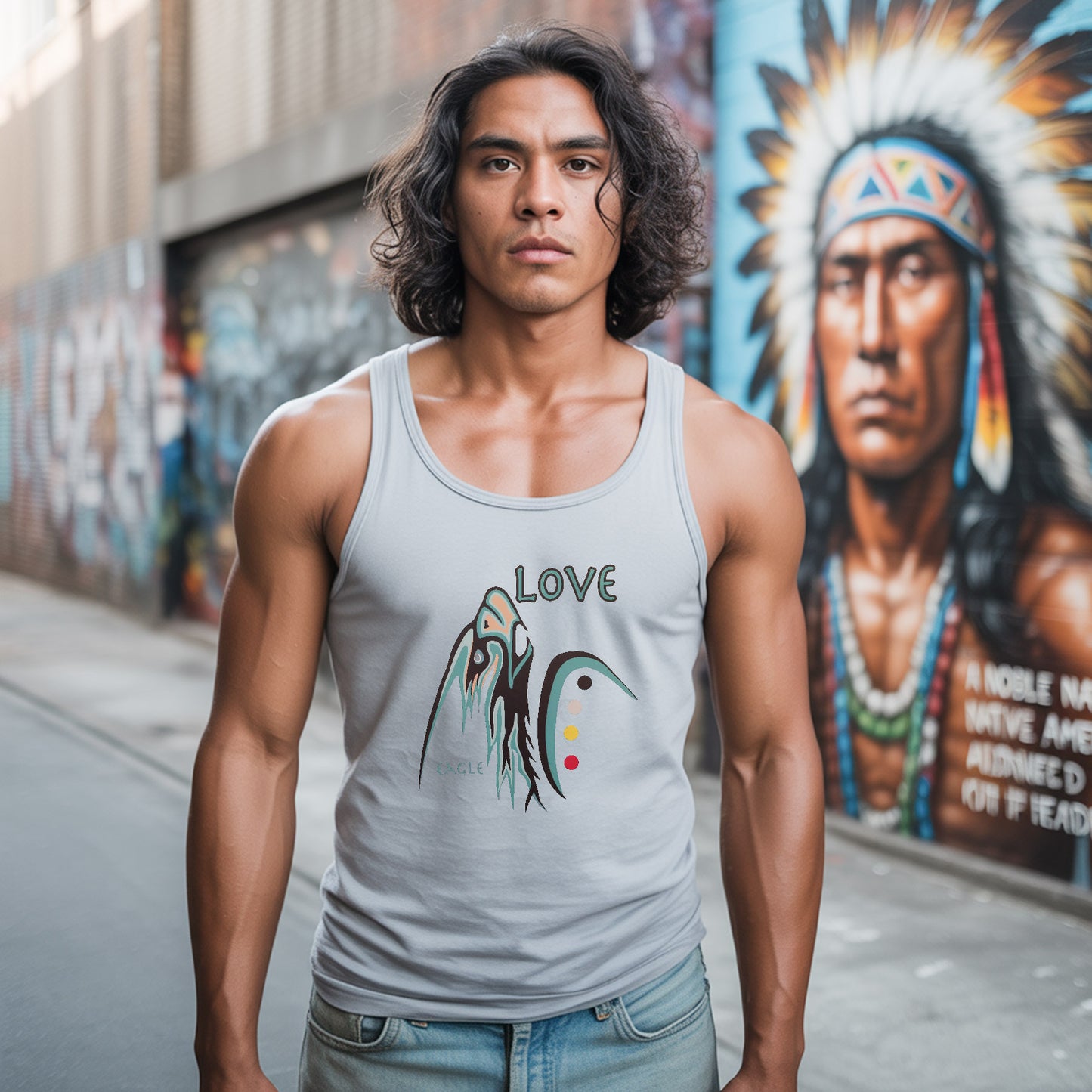 The Seven Sacred Laws - Love Native American Unisex Tank Top
