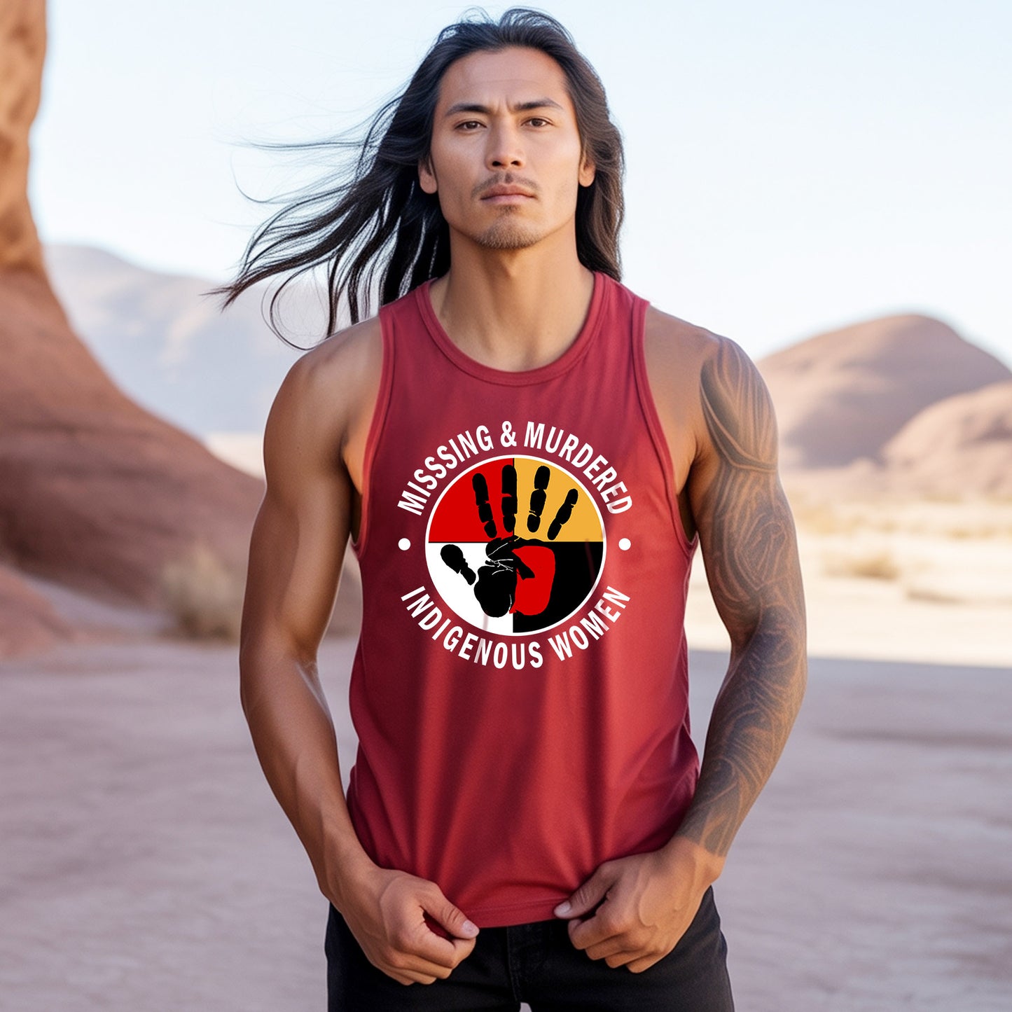 Missing And Murdered Indigenous Women Unisex Tank Top