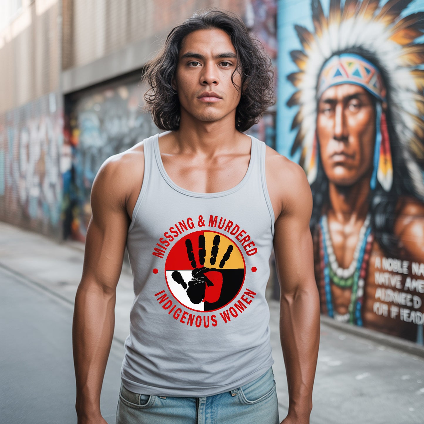 Missing And Murdered Indigenous Women Unisex Tank Top
