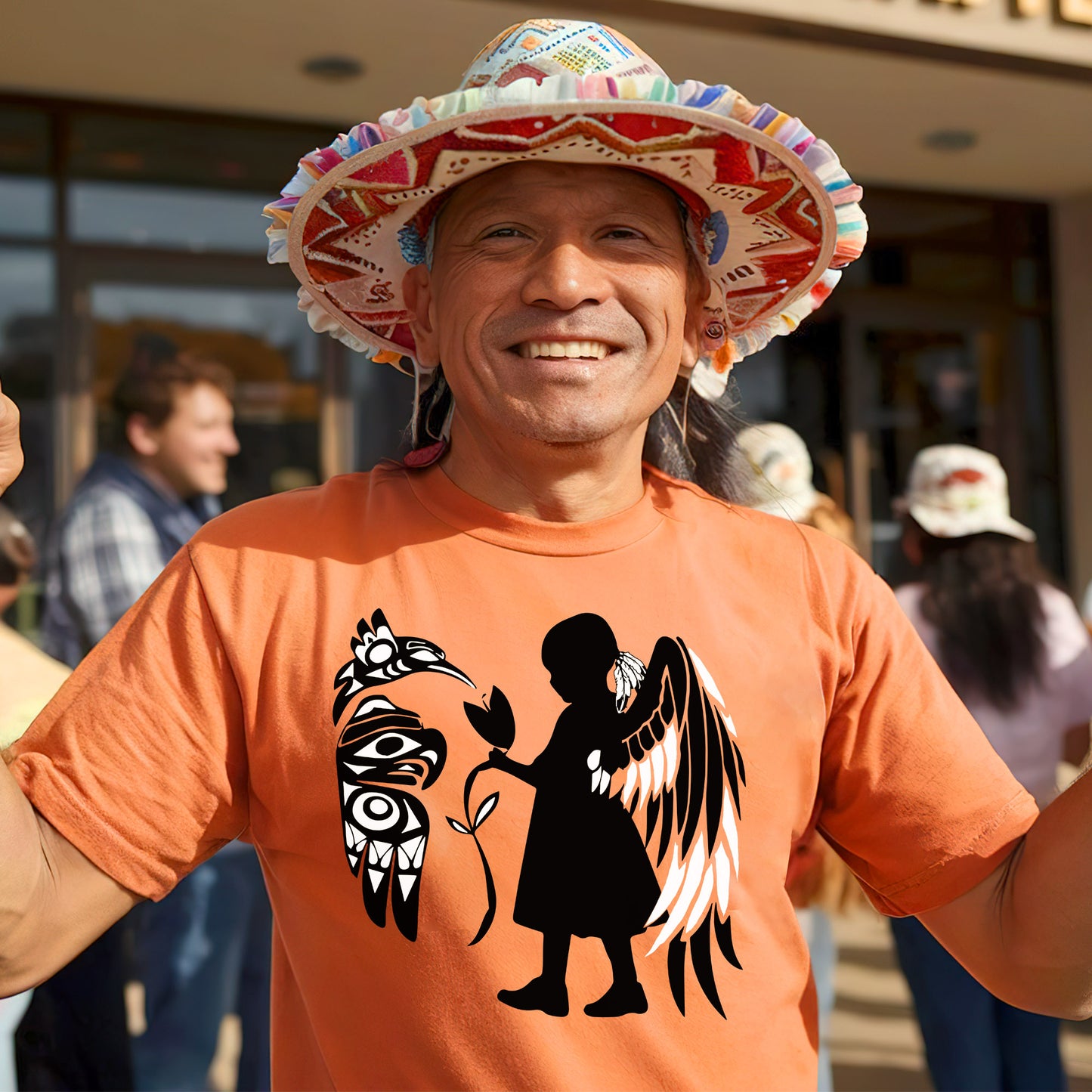 Every Child Matters Healing Spirit With Angel Raven Design For Orange Shirt Day Unisex T-Shirt/Hoodie/Sweatshirt