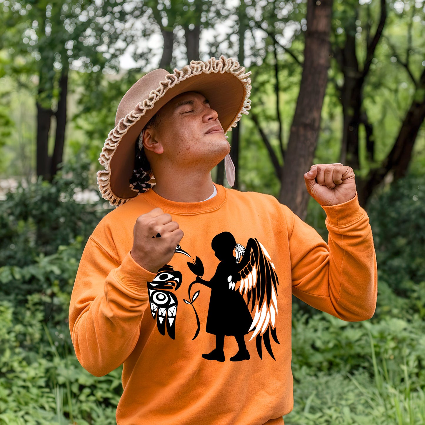 Every Child Matters Healing Spirit With Angel Raven Design For Orange Shirt Day Unisex T-Shirt/Hoodie/Sweatshirt
