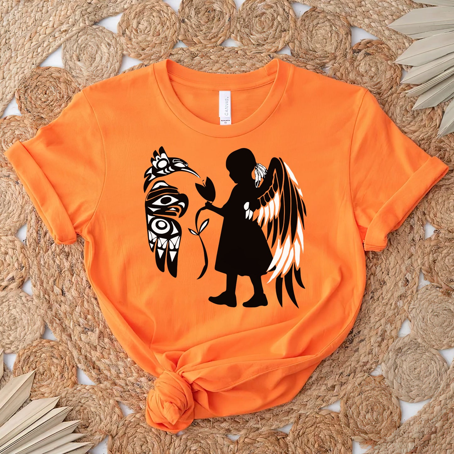 Every Child Matters Healing Spirit With Angel Raven Design For Orange Shirt Day Unisex T-Shirt/Hoodie/Sweatshirt