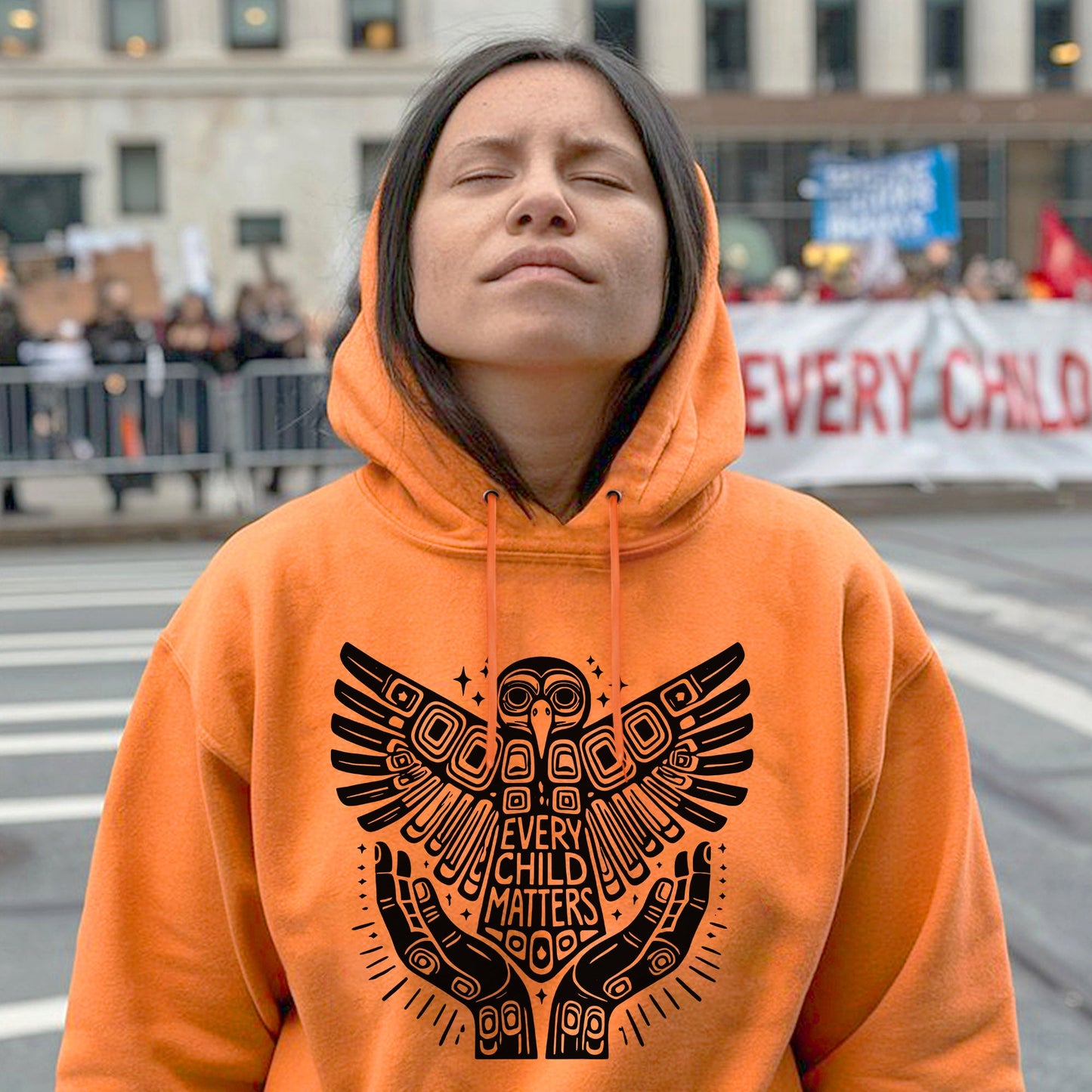 Every Child Matters Owl Bird Feather For Orange Shirt Day Unisex T-shirt/Hoodie/Sweatshirt 299