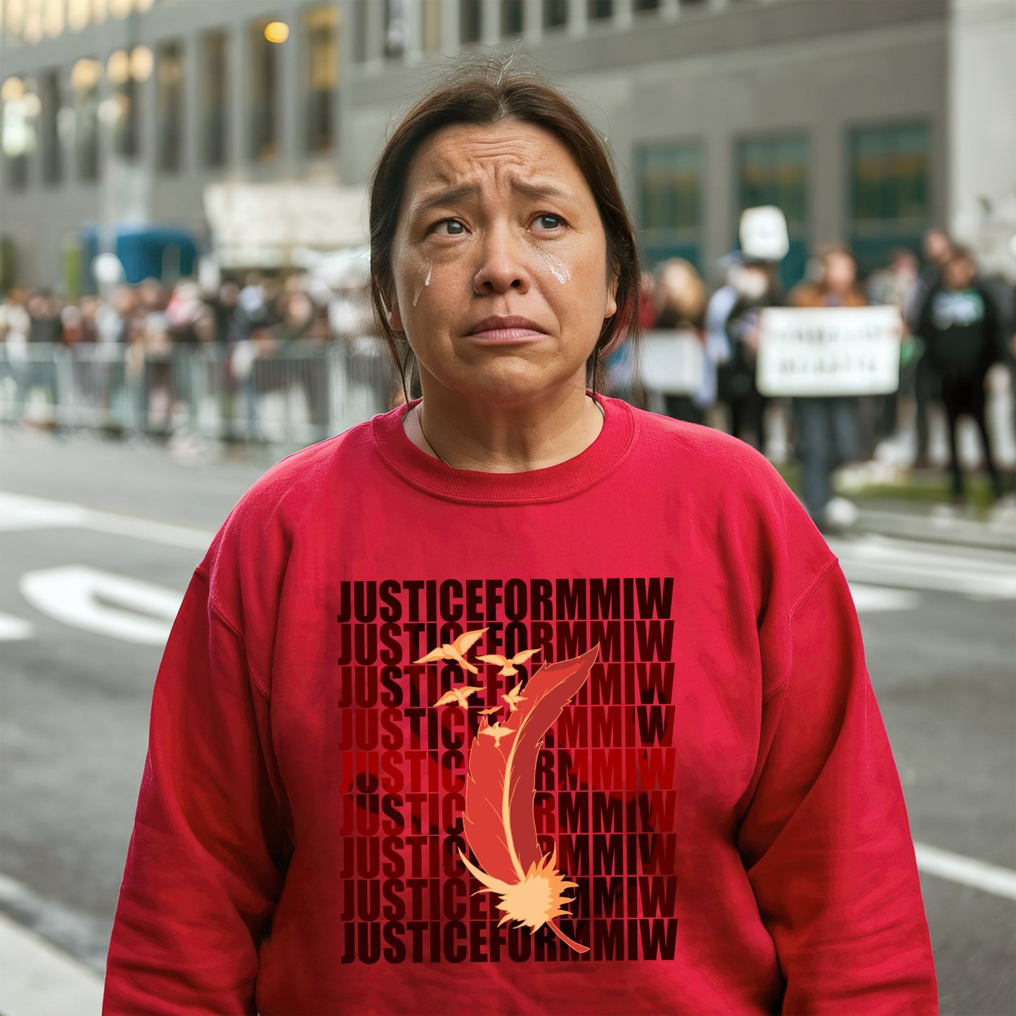 Justice For MMIW Unisex Feather T-shirt/Hoodie/Sweatshirt