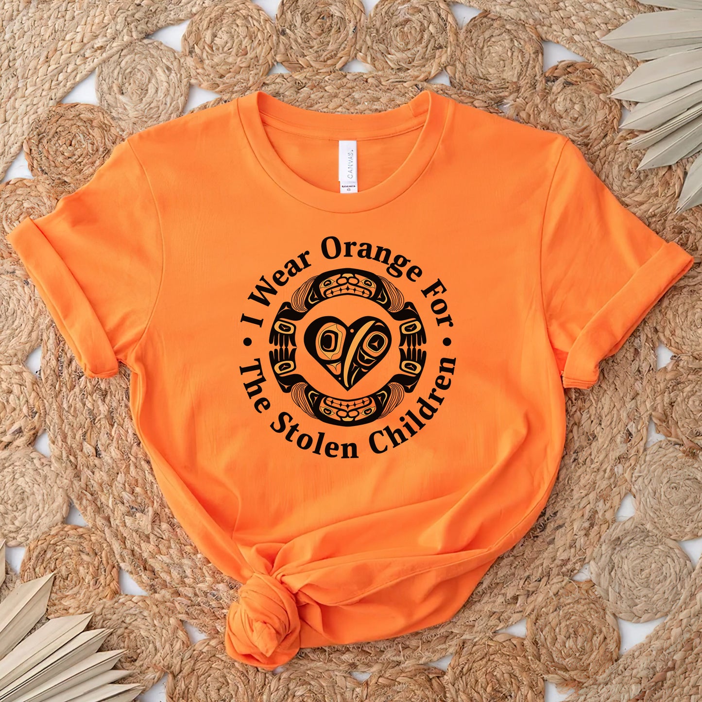 Every Child Matters Indigenous Heart & Symbol Design Unisex T-Shirt/Hoodie/Sweatshirt