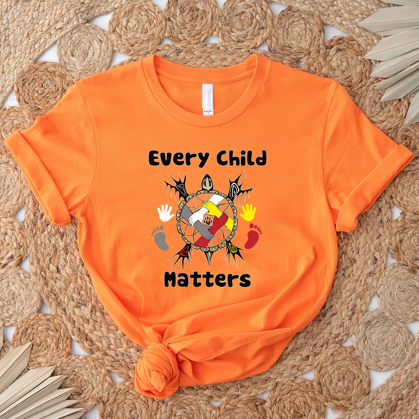 Every Child Matters Unity Hands & Bear Paw Design Unisex T-Shirt/Hoodie/Sweatshirt