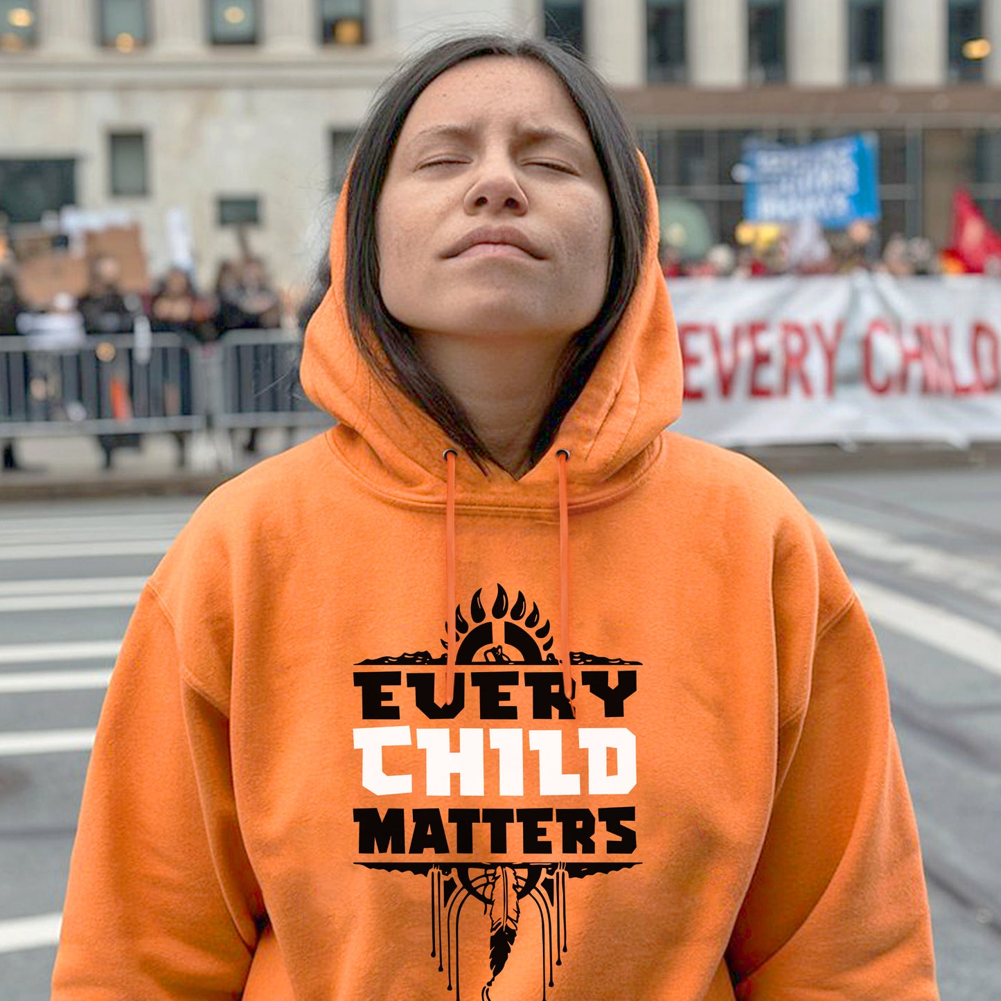 Every Child Matters Feather For Orange Shirt Day Unisex T-Shirt/Hoodie/Sweatshirt