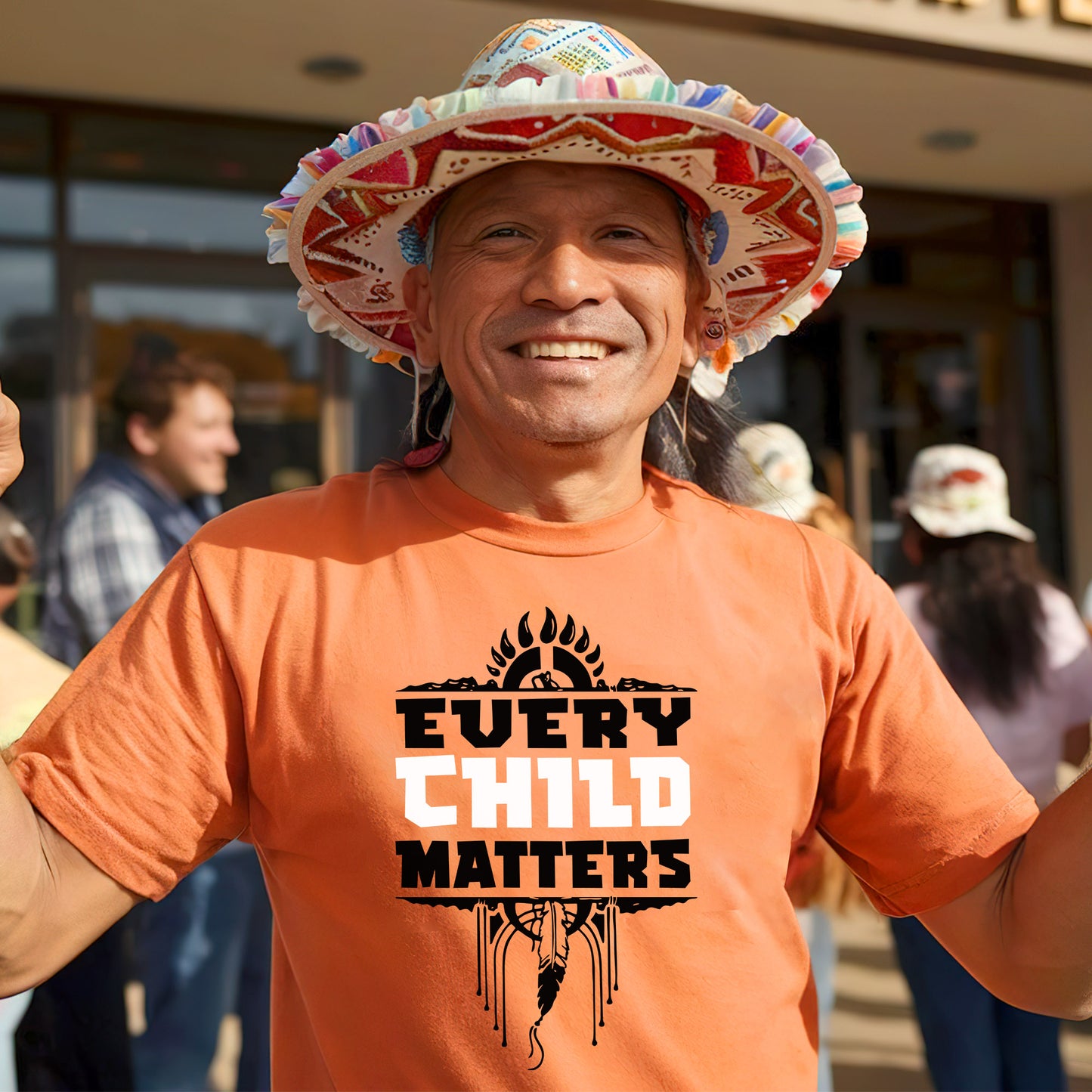 Every Child Matters Feather For Orange Shirt Day Unisex T-Shirt/Hoodie/Sweatshirt