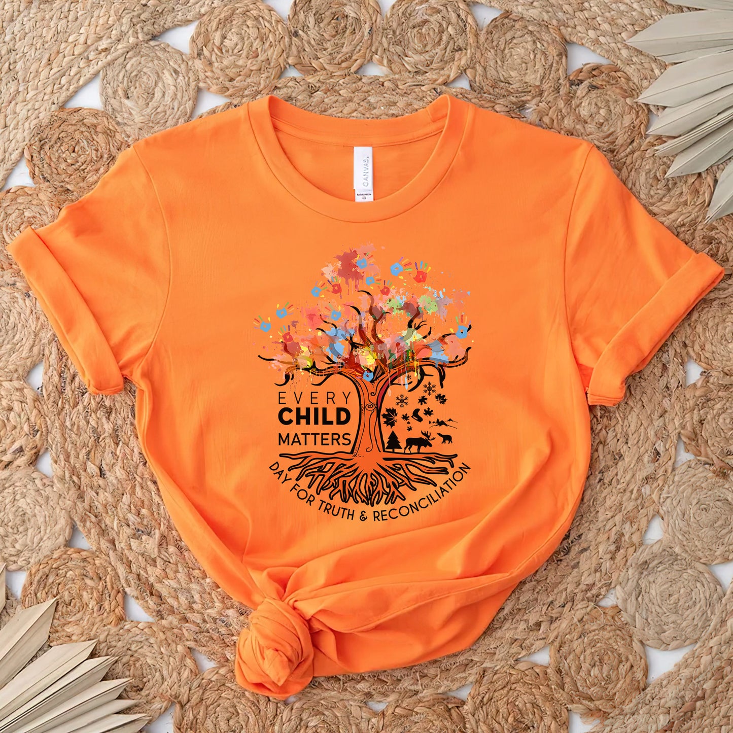 Every Child Matters Tree Of Life, Handprints Of Hope, And Healing Unisex T-Shirt/Hoodie/Sweatshirt