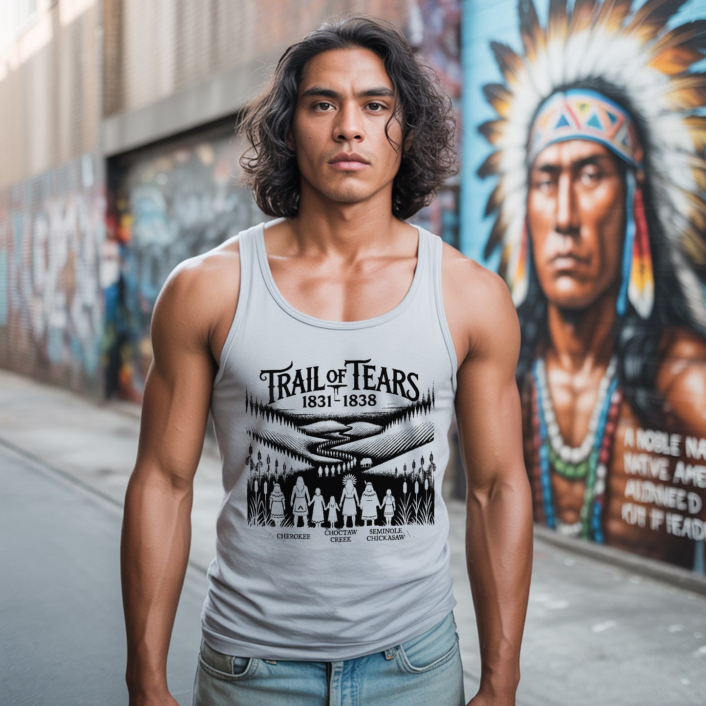 Trail Of Tears - Native Land 1831-1838 Unisex Tank Top