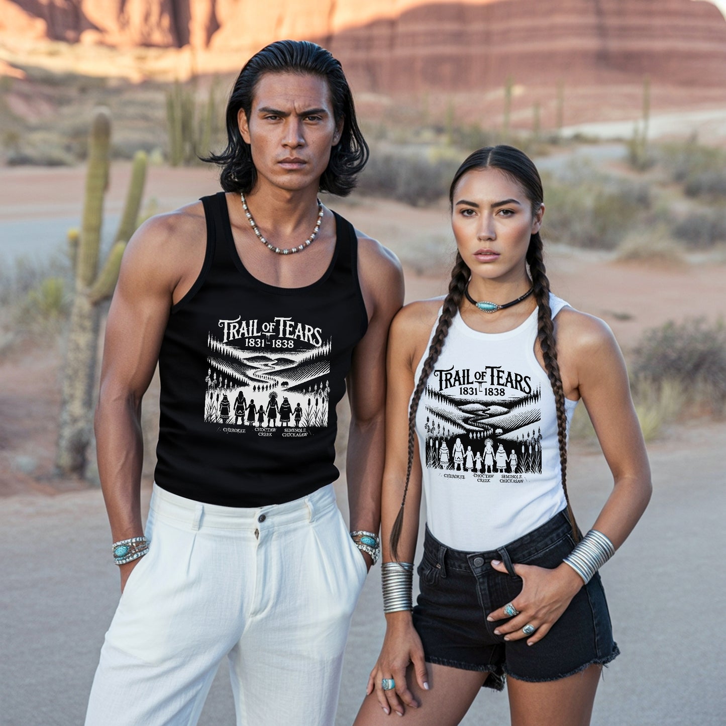 Trail Of Tears - Native Land 1831-1838 Unisex Tank Top