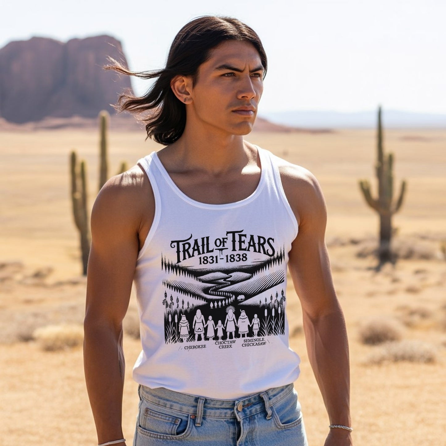 Trail Of Tears - Native Land 1831-1838 Unisex Tank Top