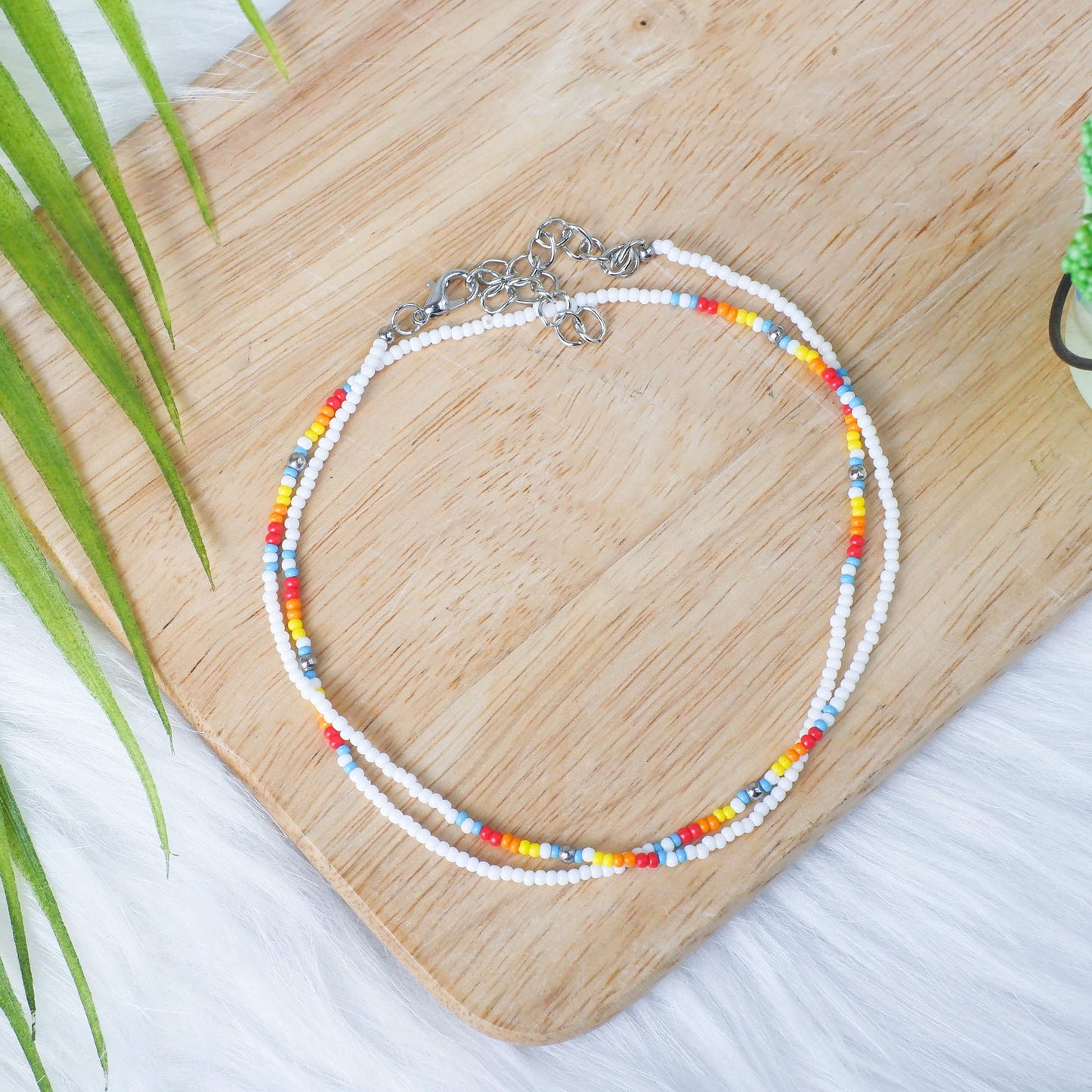 White Lightning Handmade Necklace Unisex With Native American Style