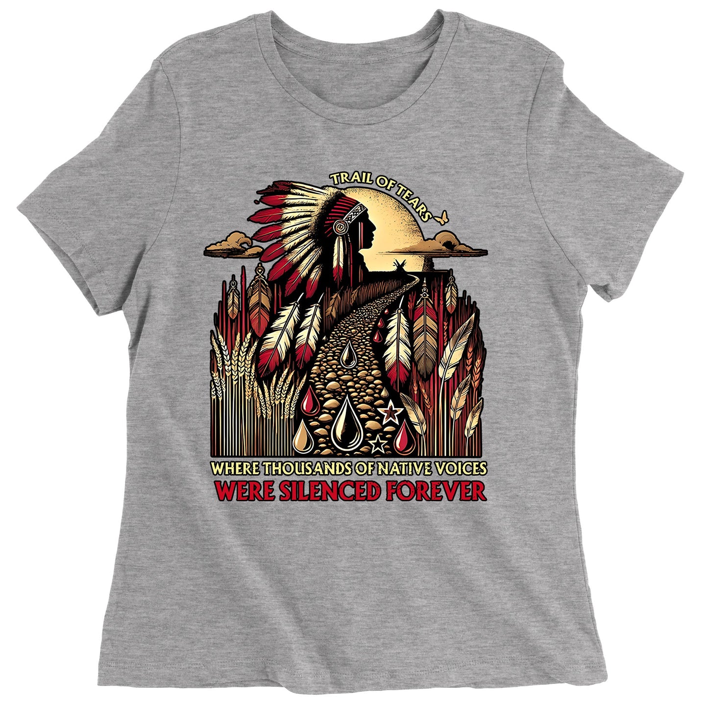 Trail Of Tears - Where Thousands Of Native Chief Unisex T-Shirt/Hoodie/Sweatshirt