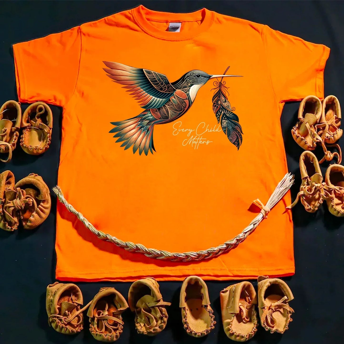 Every Child Matters Hummingbird Feather Native American Unisex T-Shirt/Hoodie/Sweatshirt 191