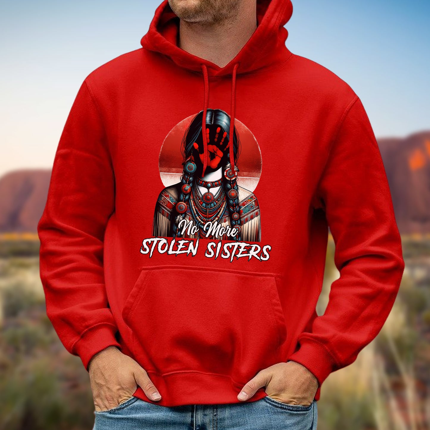 MMIW No More Stolen Sisters No Face Unisex T-Shirt/T-Shirt V-Neck/Hoodie/Sweatshirt