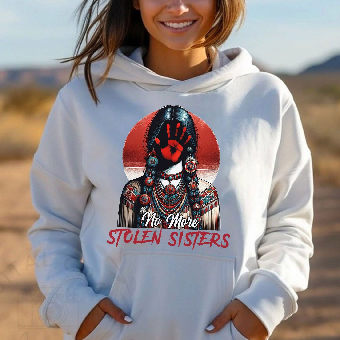 MMIW No More Stolen Sisters No Face Unisex T-shirt/T-shirt V-Neck/Hoodie/Sweatshirt