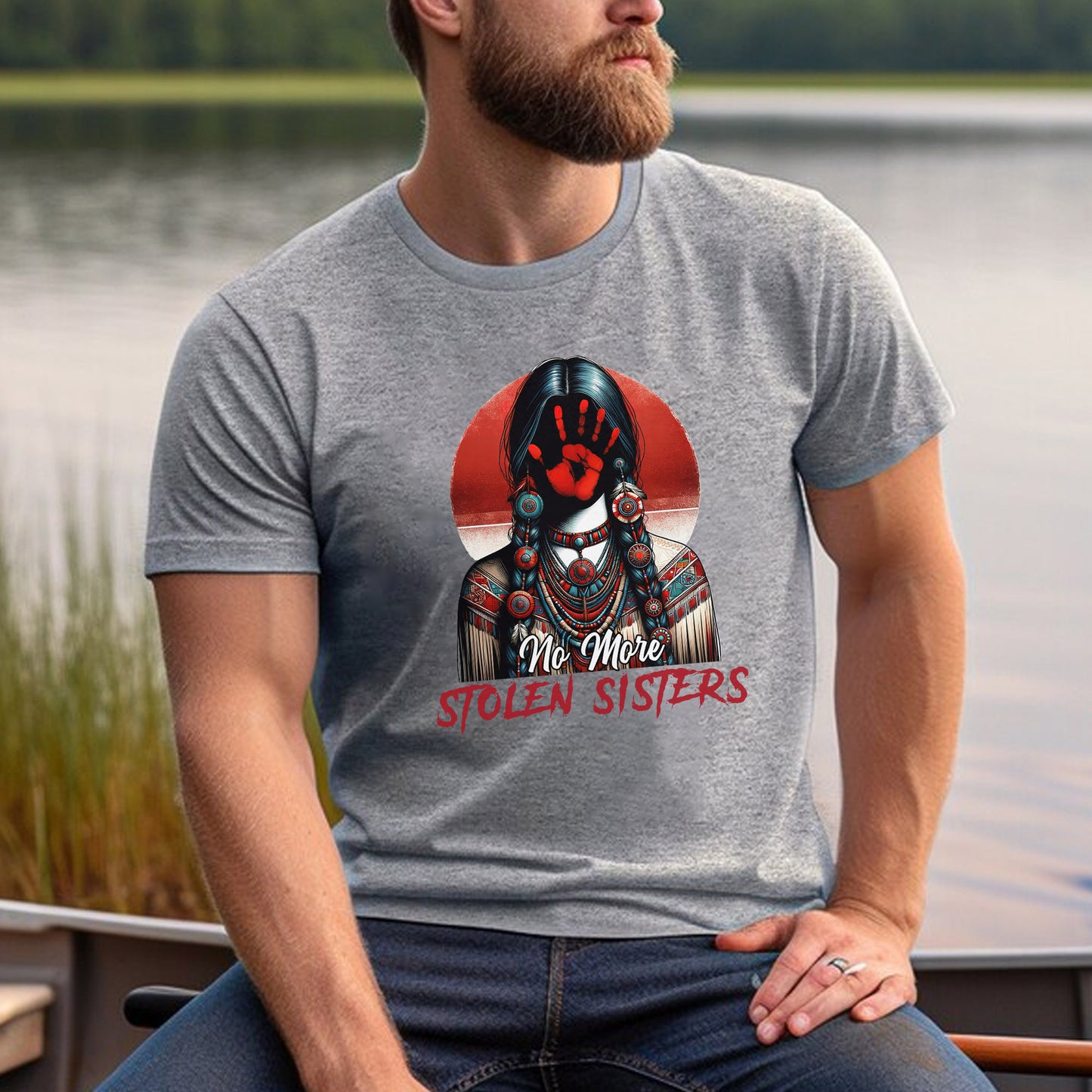 MMIW No More Stolen Sisters No Face Unisex T-Shirt/T-Shirt V-Neck/Hoodie/Sweatshirt