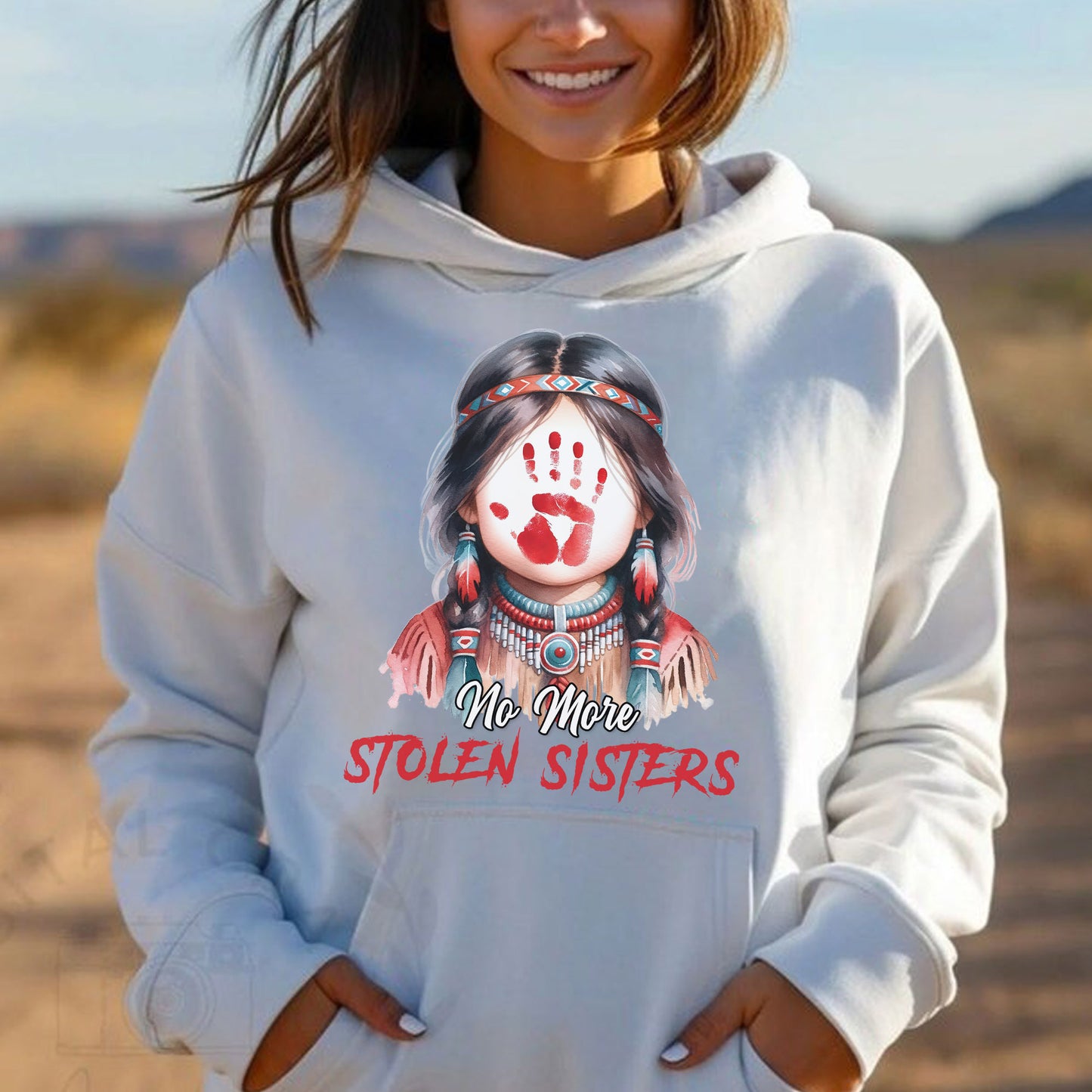 MMIW No More Stolen Sisters No Face WC211 Unisex T-Shirt/T-Shirt V-Neck/Hoodie/Sweatshirt