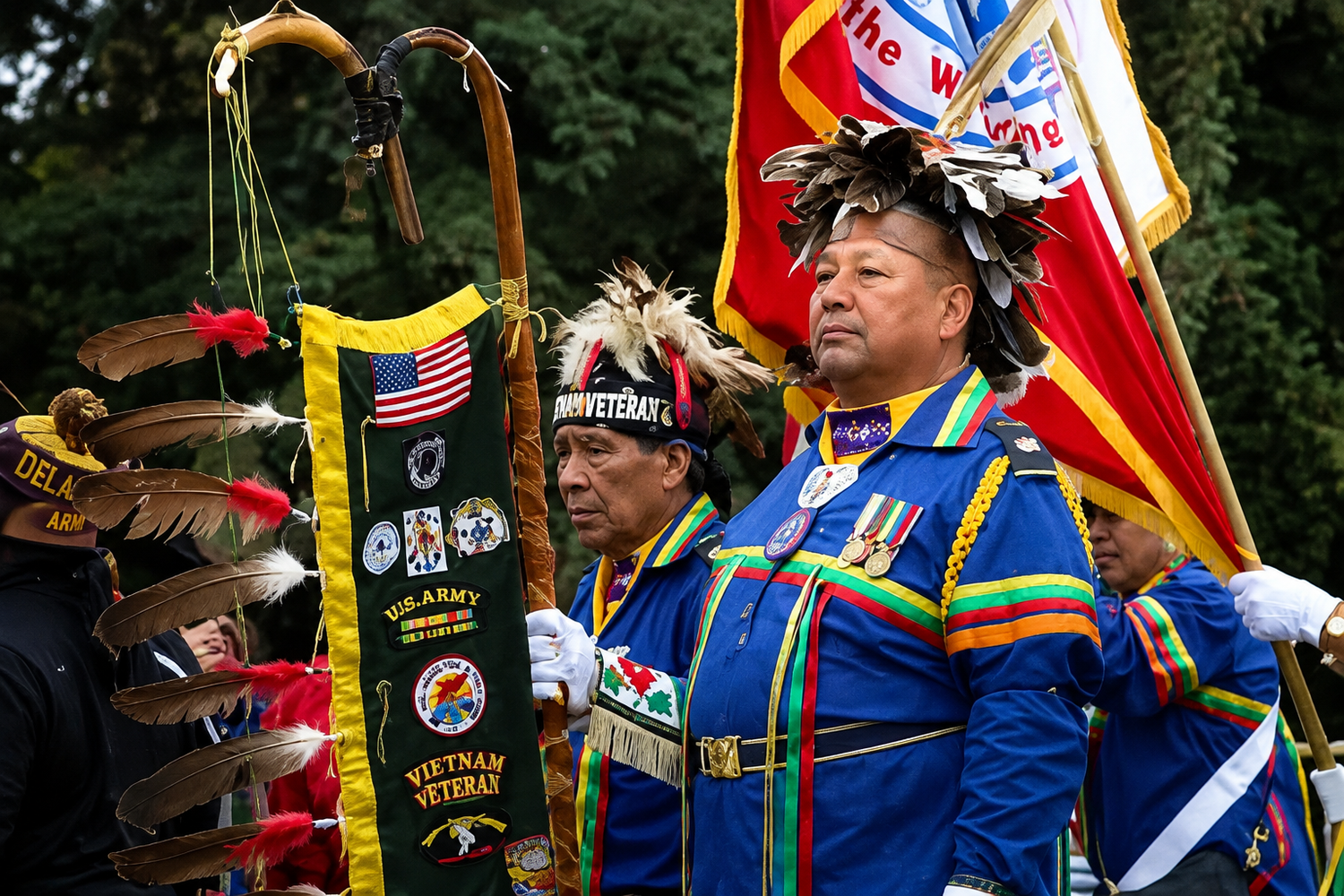 Native Veterans Remain at the Heart of Powwow Traditions, Honoring Service, Culture, and Community