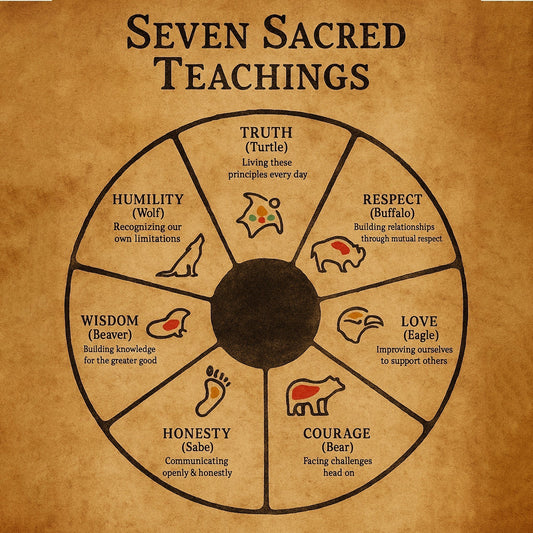 The 7 Sacred Laws: Wear Your Beliefs with Pride - Empower Native Voice Collection