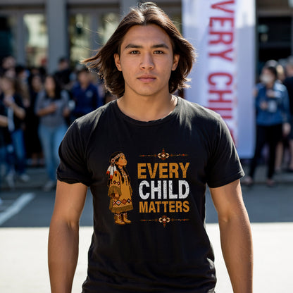 Every Child Matters Orange Shirt Day - Indigenous Girl Awareness Graphic Unisex T-shirt/Hoodie/Sweatshirt
