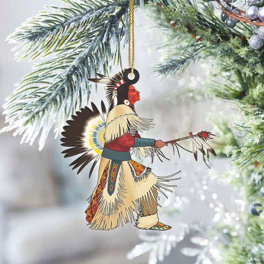 Native Chief American - Unique Christmas Gift Decor Flat Acrylic