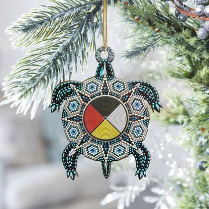 Turtle Four Direction Native Pride American - Unique Christmas Gift Decor Flat Acrylic