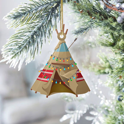 Tipi Native American - Unique Christmas Gift Decor Flat Acrylic